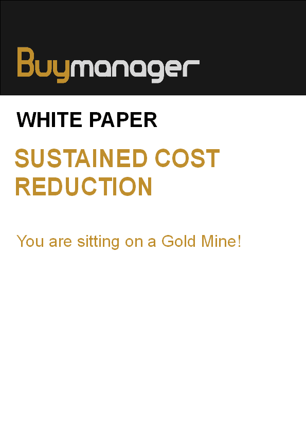 Buymanager white paper cost reduction